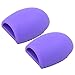 2 PCS Silicone Makeup Cosmetic Brush Finger Glove Hand Cleaner Cleaning Washing Pad Mat Tools Purple