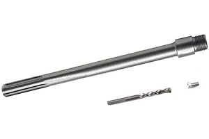 GLORIASHOPONLINE Kovalmax® Asta barra 35 cm attacco grande max prolunga per fresa carotatrice tazza punta da trapano