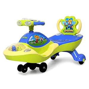 Her Home Galaxy - DX Twist and Swing Magic Car Ride On for Kids with Double Music and Lights for Boys and Girls ( 1 Year to 4 Years)