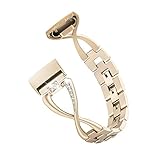 Accessory Bands Compatible Fitbit Charge 3, Crystal Rhinestone Stainless Steel Watch Band Strap Replacement Wristbands Compatible Fitbit Charge 3 Smartwatch
