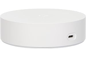 Dewanxin Para Xiaomi Multi-mode Smart Gateway 2 [2020 NUEVA VERSION] WiFi ZigBee Smart Home Automation Hub,Centro Control de Monitoreo Dispositivos Inteligentes,Compatible con HomeKit MiHome, Blanco