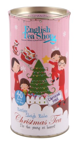 English Tea Shop - Christmas Tea - Organic Rooibos Sleigh Ride - 60g (Pack of 3)