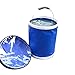 Produktbild Wetour 13L Outdoor Faltbare Eimer - Zusammenklappbare Angel Eimer Mit Deckel - Falteimer Für Camping, Hausgebrauch Ablagekorb, Auto Waschen