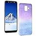 Produktbild Galaxy A6 Hülle Blumen, Handyhülle Galaxy A6 Muster, Dünn Weich Silikon Hülle Slim TPU Bumper Case Cover Stossfeste Handytasche Soft Anti-Rutsch Schutzhülle Schale Handycase für Samsung Galaxy A6