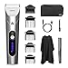Produktbild Haarschneider Profi Haarschneidemaschine Bartschneider Männer LCD Präzisionstrimmer Hair Clipper Elektrischer Wiederaufladbare Haartrimmer Set mit 5 Aufsätzen für Kinder und Herren