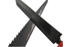 DAZZLEEX 2pcs Affilatura e raddrizzamento, 2 lime per sega a mano, rendono i denti di sega più affilati, manico in gomma morbida per una presa comoda(6inch+8inch)
