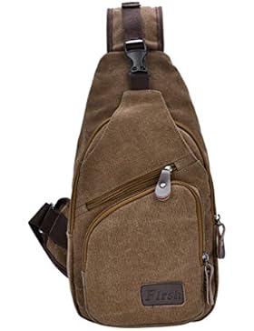 enknight Sport Brust Tasche Sling Bag Canvas Wandern Pack Reisetasche