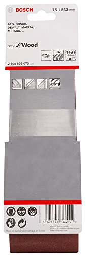 Bosch Schleifband X440 Best for Wood+Paint 75x533mm Korn 150, 3 Stk. - 2