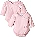 Twins Baby Girls Wrap-Around Bodysuit, Longsleeve, 2-Pack, Pink (Rosé), 0-2 Months (Manufacturer size: 56)