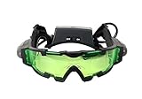 Zogin Adjustable Elastic Band Military Night Vision Goggles Glasses Security Eyeshield with Flip-out Lights
