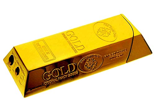 Original Oramics diseñador - Mechero, diseño de lingote de oro - Diseño Exclusivo caja de metal - tapa abatible