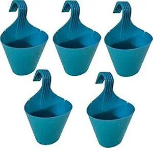 HOMIFY Plant Container Set (Pack of 5, Plastic)