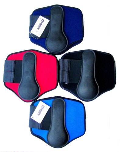 Amidale-Horse-Brushing-Boots-Equestrian-Neoprene-And-Rubber-Amidale-Sports