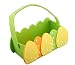Produktbild Osterkorb Ostereier aus Filz Filz-Tasche Grün/Gelb Ostern Osternest Ostertasche 15x6x11cm