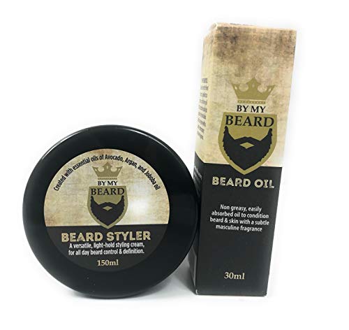 By My Beard Oil 30ml and Beard Styler Cream 150ml | Natural | Vegan Friendly!