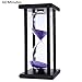 Produktbild EbuyChX Hourglass Sand Timer 60 Minutes Wood Sand Timer for Kitchen Office Sch Black Purple