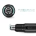 AVANTEK Nose Ear Hair Trimmer, Stainless Steel Rotation Blade for Men and Women Facial Hair Remover Clipper, Battery-Operated, Black