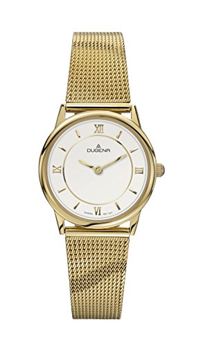 Dugena Damen-Armbanduhr Design Analog Quarz Edelstahl beschichtet 4460440 Dugena Damen-Armbanduhr Design Analog Quarz Edelstahl beschichtet 4460440