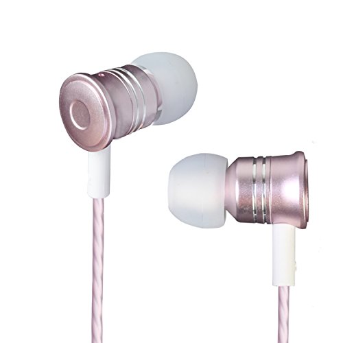 Auriculares In Ear Est reo con Micr fono Moniko auriculares deportivos
con Cable 3 Colores para M vil Reproductor MP3 etc - Rosa