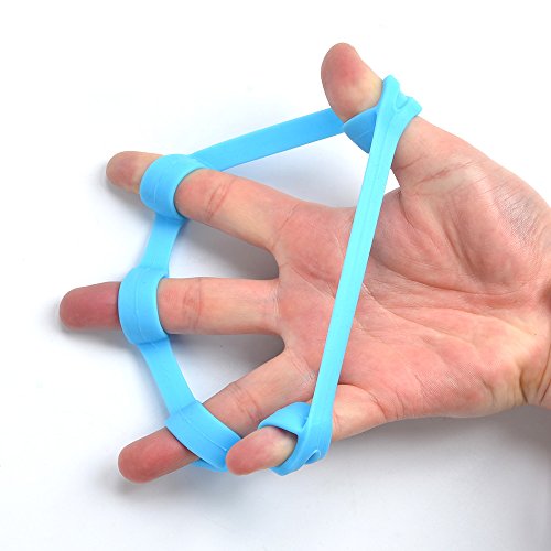 ATPWONZ Handtrainer Ring Silikon, Hand Grip Trainer Strengthener, 3er-Fingertrainer Set, Fingertrainer Klettern, Unterarmtrainer - 6