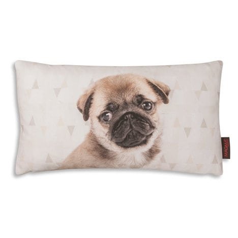 Magma Kissen SWEETY – Mops – beige – 30×50 cm Made in Germany - 2