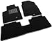 Produktbild Das Teppich Auto, sprint03403, Fußmatten Teppiche Schwarz rutschfest, verstärkter Rand, zweifarbig, Absatzschoner aus Gummi, Antara, Captiva.