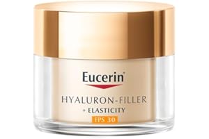 Eucerin Hyaluron-Filler + Elasticity Crema de Día FPS 30 (50 ml), crema antiedad y antiarrugas, fórmula con Thiamidol, Collagen Elastin Complex y Ácido Hialurónico, para todo tipo de pieles