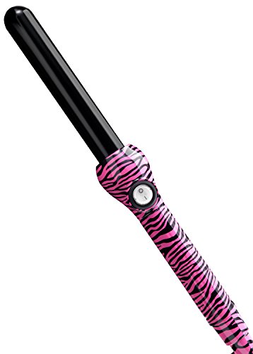 Jose Eber Curling Iron, Pink Zebra, 32mm Dual Voltage, Swivel Cord, Big Curls
