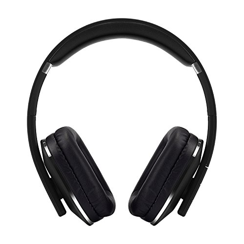 August EP650 Bluetooth v4.2 NFC KopfhÃ¶rer mit aptX Low Latency - Kabellose Over-Ear Headphones mit individuellem Sound (schwarz)