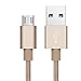 Price comparison product image Samsung Micro USB Nylon Braided(1m 2m 3m )Long FAST Charging Cable for Samsung Galaxy S1 S2 S3 S4 S5 S6 S7 Edge J7 J5 A3 Samsung Note Note 2 Note 3 Note 4 Note 5 Note 6 Note 7 Samsung Neo, Galaxy Tab S2 S3 Kids S4 and Galaxy Tab A 3G, 4G, Wifi. (2Meter, Gold)