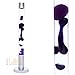 Produktbild XXL Lavalampe"Alan" 76 cm hoch, Flüssigkeit transparent, Wachs violett Lavaleuchte