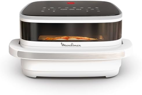 Moulinex Easy Fry, Superficie XL, Friggitrice Ad Aria Ampia, Cestello Spazioso, Fino a 1 Kg di Patatine Fritte, Design Compatto, Tecnologia Extra-Crisp, Visore di controllo, AL4001