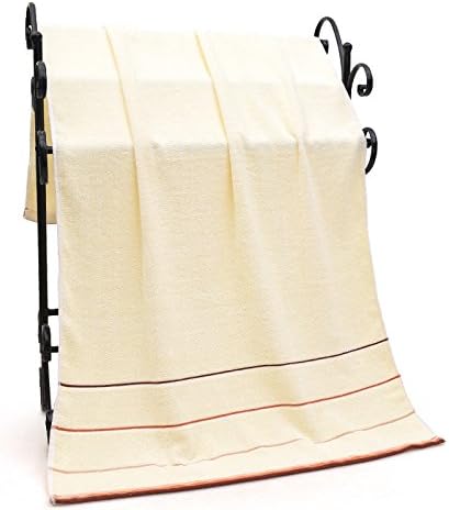 GKRY 100% Egyptian Cotton/Super Soft and Highly Absorbent/Machine Washable/Absorbent and Quick Dry Face Cloth/Microfiber ExtraPure cotton towels thick a 70x140cm, white