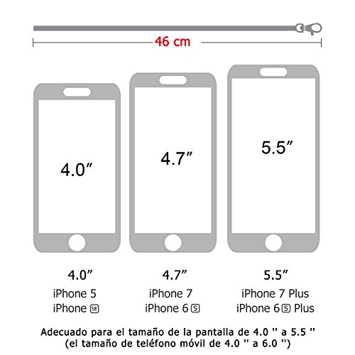 Remeel Handy Lanyard mit universalem HandyhÃ¼lle Halter aus Silikon fÃ¼r iPhone X iPhone 8 iPhone 8plus iPhone 7 iPhone 7plus iPhone 6 6s und auch fÃ¼r alle GrÃ¶ÃŸen von Smartphones (Rosa)