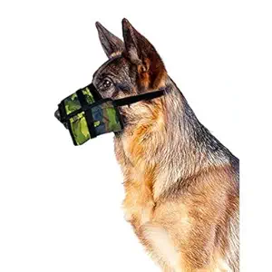 Set PETAdjustable Polyester Cushion Padded Dog for Big Size Dog Muzzle Large Size 1 pcs