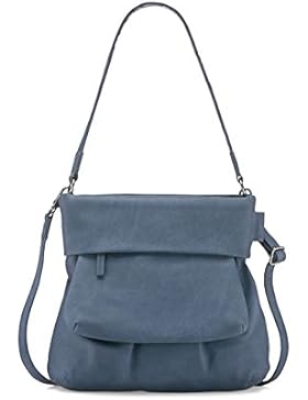 TAMARIS ZAIRA Damen Handtasche, Crossover Bag, 4 Farben: denim blau, rot, sun gelb oder schwarz