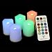 Produktbild Frostfire Mooncandles - Sechs wetterfeste Harzkerzen für innen und aussen mit Timer und Fernbedienung und Farbwechsel