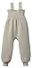 Disana Knitted Baby Dungarees in Organic Merino Wool Grey 62/68 3-6m