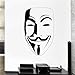 Produktbild Wandtattoo Schlafzimmer Guy Fawkes Vendetta Maske Rache Aufkleber