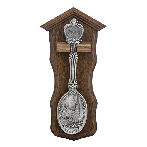 Preisvergleich Produktbild Artina Jahreslöffel 2018 auf Eichenbrett Ulmer Münster