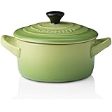 Le Creuset - Mini Cocotte de gres, 0.25 L, color verde palm
