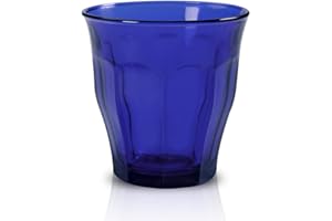 Duralex® Collection Le Picardie®|Verre à Eau,jus, Soda Couleur Saphir 31 cl | Lot de 6 pièces | Verre Ultra résistant aux Rayures, Compatible Micro-Ondes et Lave-Vaisselle, Made in France