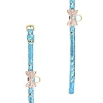Lovpe-oro-con-strass-brillantini-in-pelle-moda-collare-con-anello-per-targhette-per-cani-di-piccola-taglia-regolabile-collari-per-Puppy