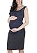 Mija - Maternity pregnnacy jersey skirt with soft panel 3045 (UK8/10 - S/M, Cappuccino)