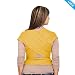 Ldex Soft Baby Slings | Compact and Comfortable Baby Wraps | Pure Cotton/Spandex | Nursing Cover | Suitable for Newborns To 35 Lbs | Nice Baby Shower Item | (Yellow)