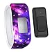 Price comparison product image Webla for Garmin Vivofit JR Watch,Printed WatchBand Straps Soft Silicone Sport Wristband Replacement Band Bracelet for Women Men (Starry Sky, Small)