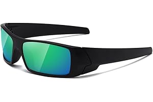 TIANYESY Polarized Sunglasses Men Womens Trendy Retro Rectangular Wrap- Ideal for Outdoor Adventures