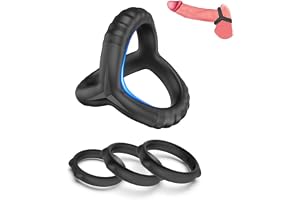 4-Pack Mjuka Träningsringar (1 Triangulär + 3 Svarta Katringar)