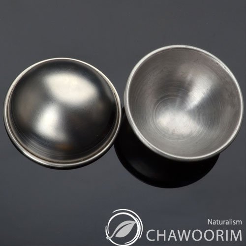 Wakehurst Badebombe Edelstahlformen, Badebomben Presse, Badebombenzange, Badebomben selber machen 2 Stück pro 1 Satz (D2.16inch/5.5cm) - 4