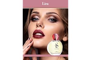LIRA di SANGADO, Profumo per Donne, Fragranza Lussuosa, Ambrato Fougère, Preziose Essenze Francesi, Extra-Concentrato (Parfum), Moderno, Raffinato, Sensuale, Spray da 60 ml
